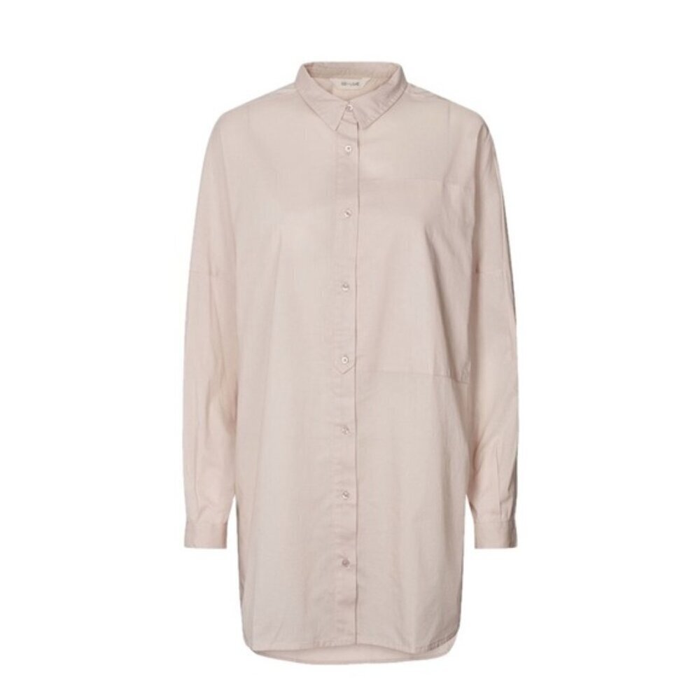 Gai + Lisva Annie shirt Pink Oversized Tunic Organic Cotton Lagenlook Size 40